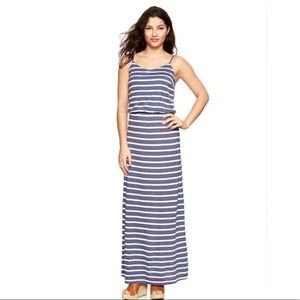 GAP striped maxi dress
